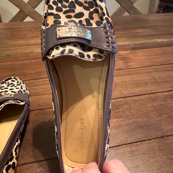 Coach Leopard Print Loafers - Picture 3 of 4